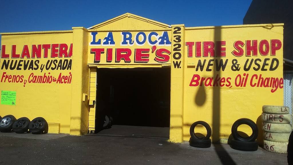La Roca Tire Shop | 2320 W Buckeye Rd, Phoenix, AZ 85009, USA | Phone: (602) 254-6033