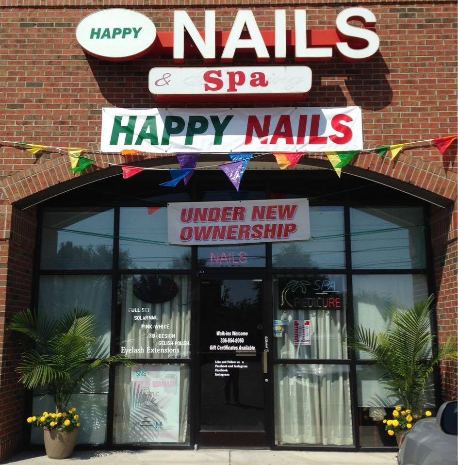 Happy Nails Greensboro | 1708 Stanley Rd, Greensboro, NC 27407, USA | Phone: (336) 854-8050