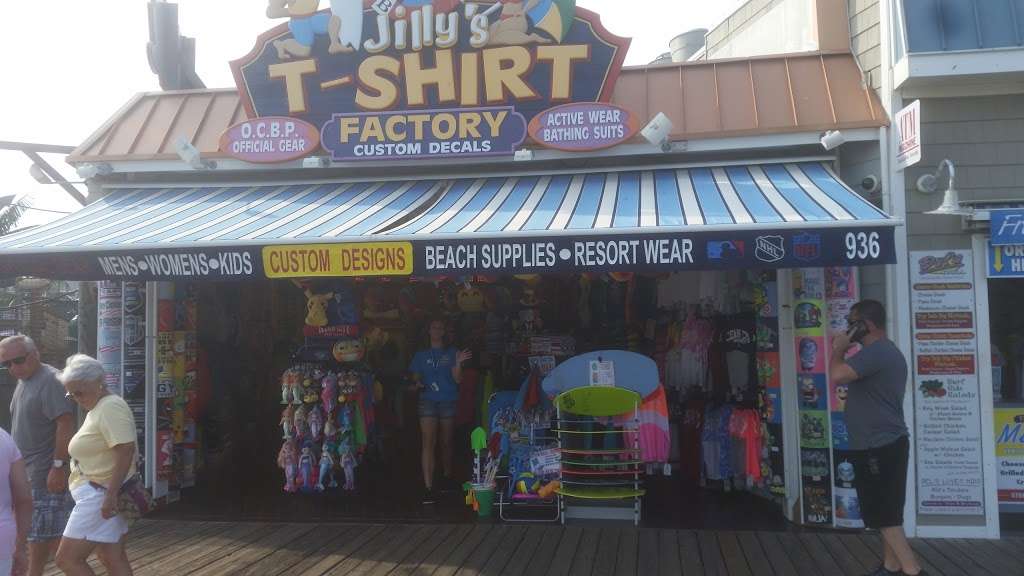 Jillys T-Shirt Factory, LLC | 1048 Boardwalk, Ocean City, NJ 08226, USA | Phone: (609) 385-1234 ext. 2