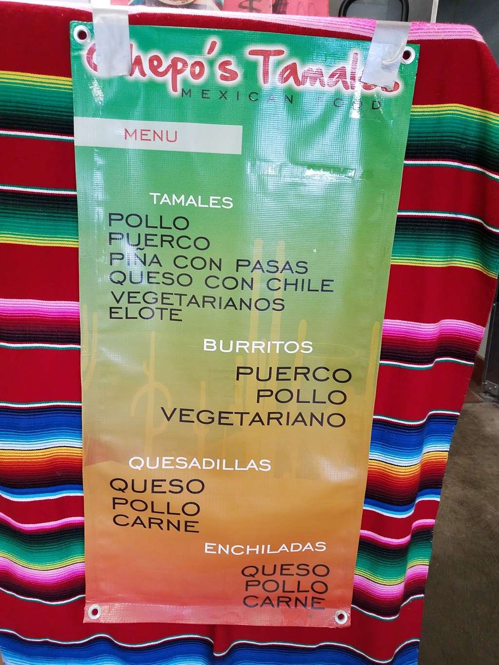 Chepos Tamales | 6092 A St, Elmira, CA 95625, USA | Phone: (707) 469-7820