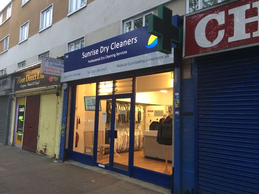 Sunrise Dry Cleaners | 206 Essex Rd, Islington, London N1 3AP, UK | Phone: 020 7354 3317