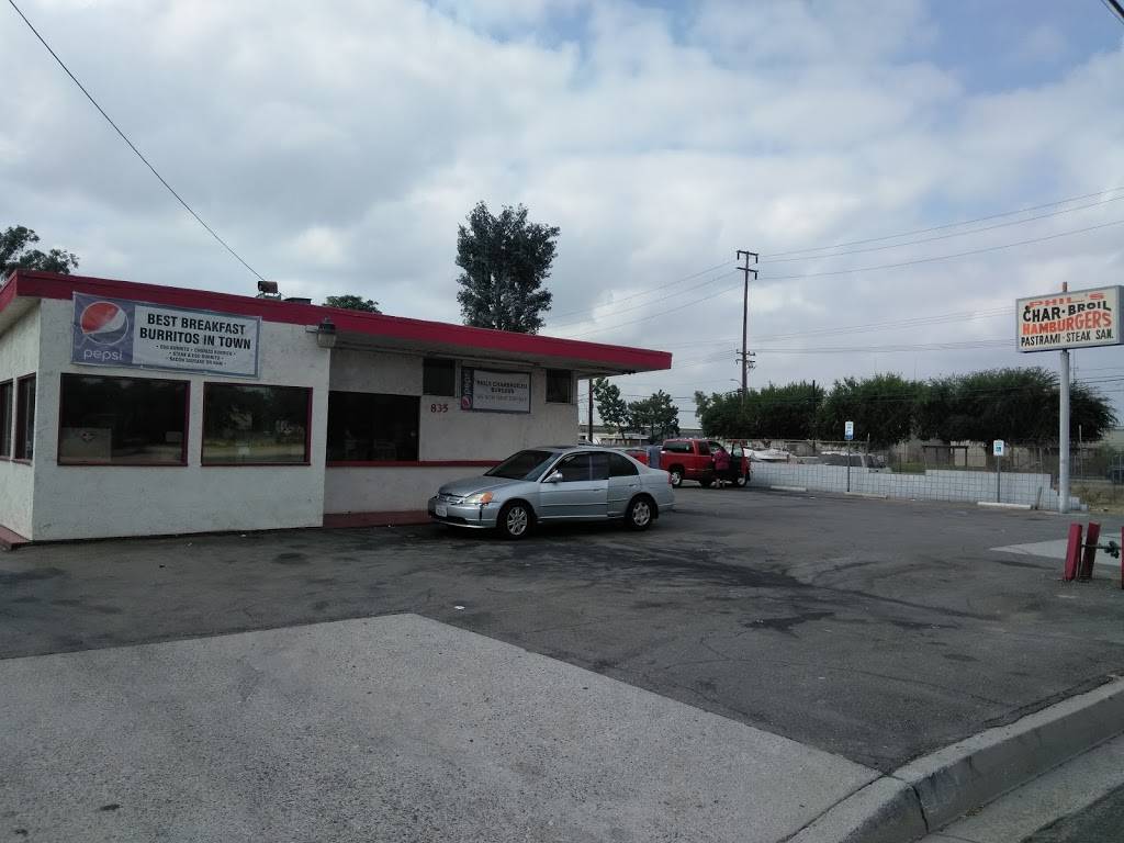 Phils Charbroiled Burgers | 835 E 3rd St, San Bernardino, CA 92410, USA | Phone: (909) 884-0564