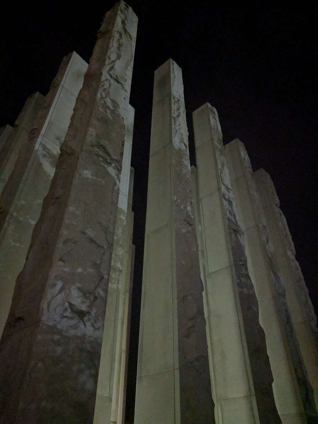 Limestone Pillars - Veterans Memorial | 2nd St, Columbus, IN 47201, USA