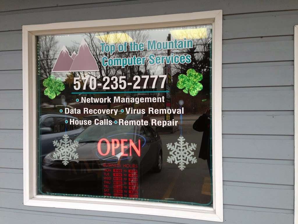 Top of the Mountain Computer Services | 273 S Main Rd, Mountain Top, PA 18707, USA | Phone: (570) 235-2777