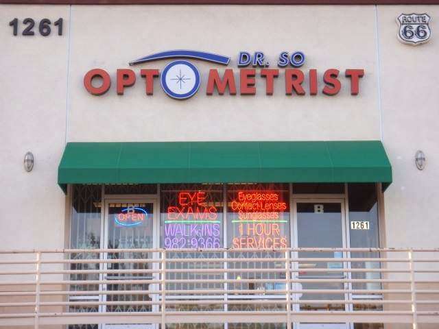 Optometrist Dr. So | 1261 W Foothill Blvd, Upland, CA 91786 | Phone: (909) 982-9366