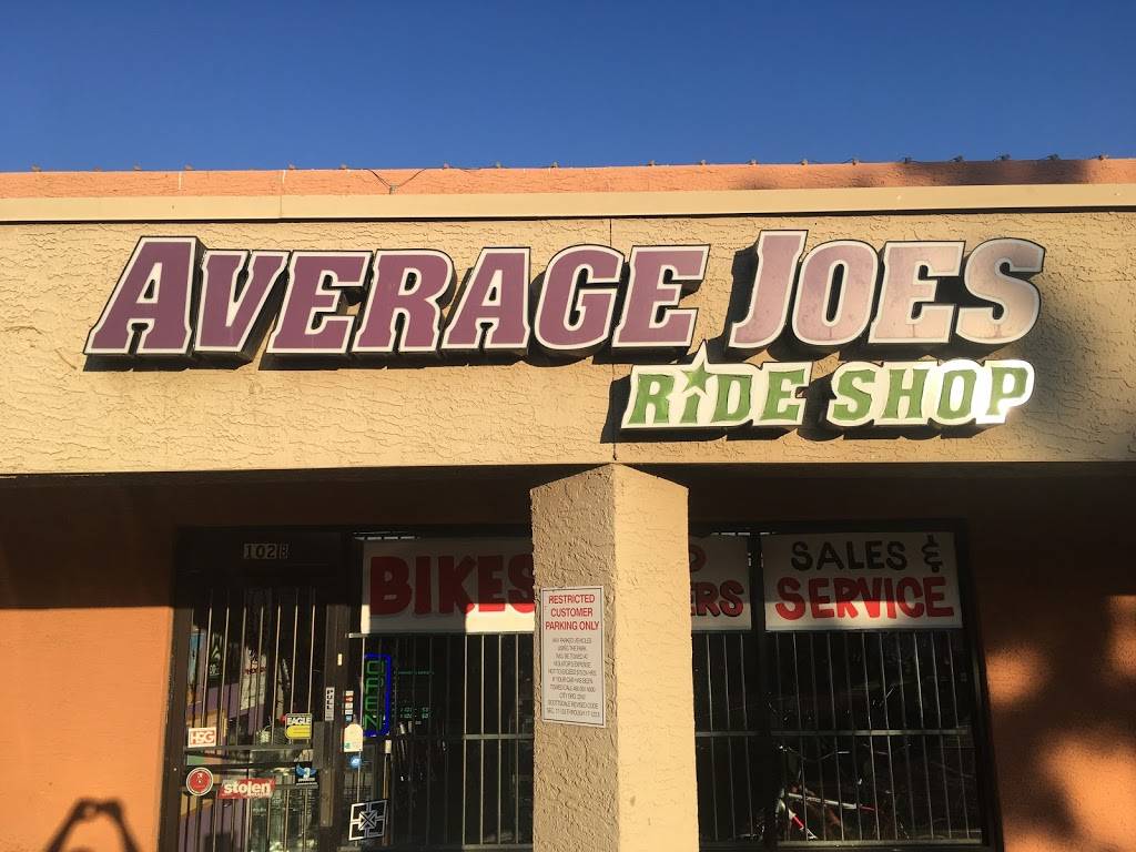 Average Joes Ride Shop | 7607 E McDowell Rd #102, Scottsdale, AZ 85257, USA | Phone: (480) 459-5717