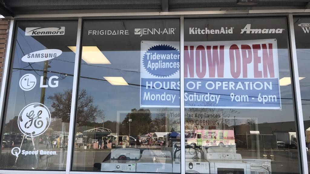 Tidewater Appliances | 7607 Sewells Point Rd, Norfolk, VA 23513, USA | Phone: (757) 263-9573