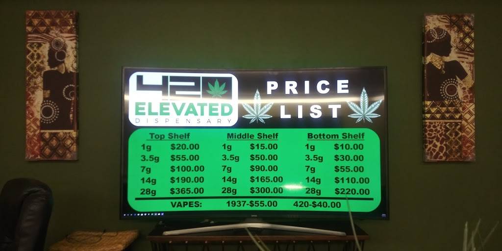 420 Elevated Dispensary | 4300B S Bryant Ave, Del City, OK 73115, USA | Phone: (539) 444-3538