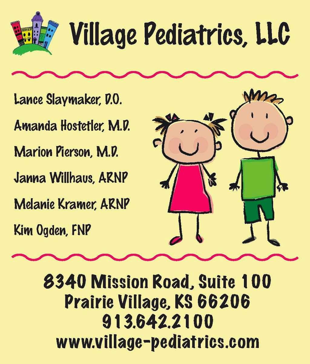 Village Pediatrics | 8340 Mission Rd, Prairie Village, KS 66208, USA | Phone: (913) 642-2100