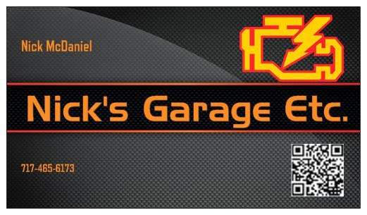 Nicks Garage Etc. | 5490 Hanover Rd, Hanover, PA 17331, USA | Phone: (717) 637-6236
