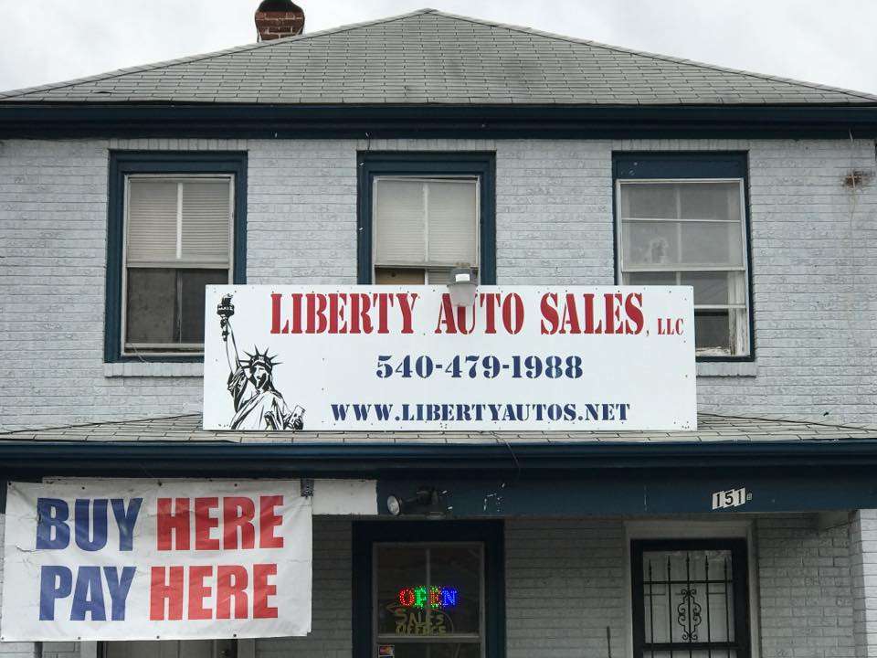 Liberty Auto Sales | 151 Chatham Heights Rd, Fredericksburg, VA 22405, USA | Phone: (540) 479-1988