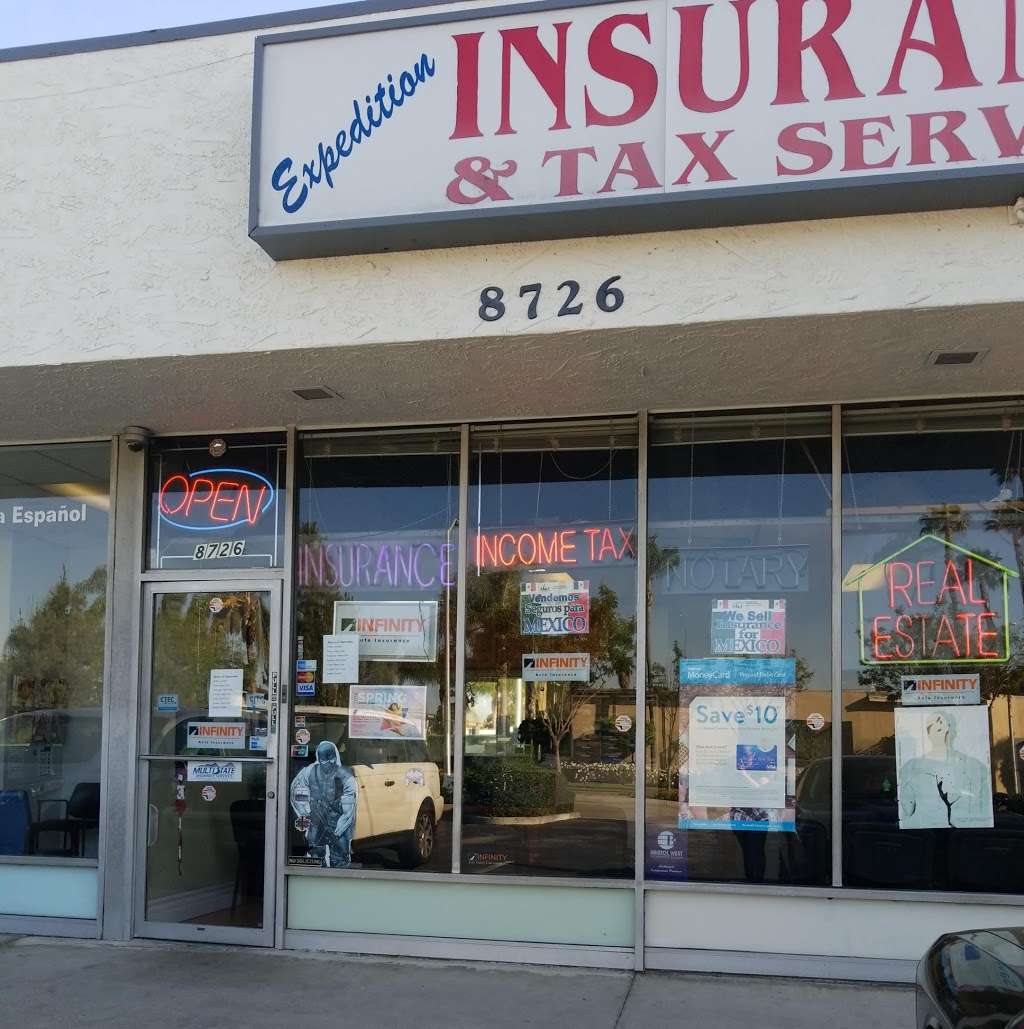 Expedition Insurance and Tax Services | 8726 Imperial Hwy, Downey, CA 90242, USA | Phone: (562) 923-5858