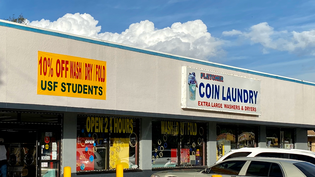 Fletcher Coin Laundry | 1902 E Fletcher Ave, Tampa, FL 33612, USA | Phone: (813) 443-5551