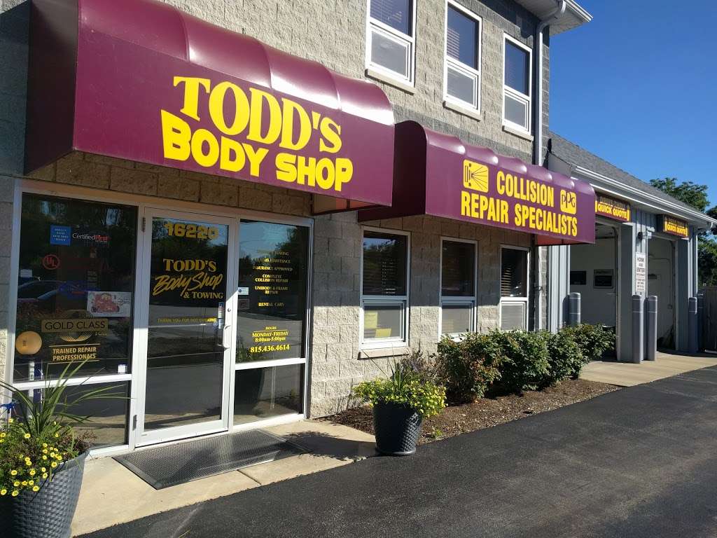 Todds Body Shop & Towing | 16220 W Lincoln Hwy, Plainfield, IL 60586 | Phone: (815) 436-4614