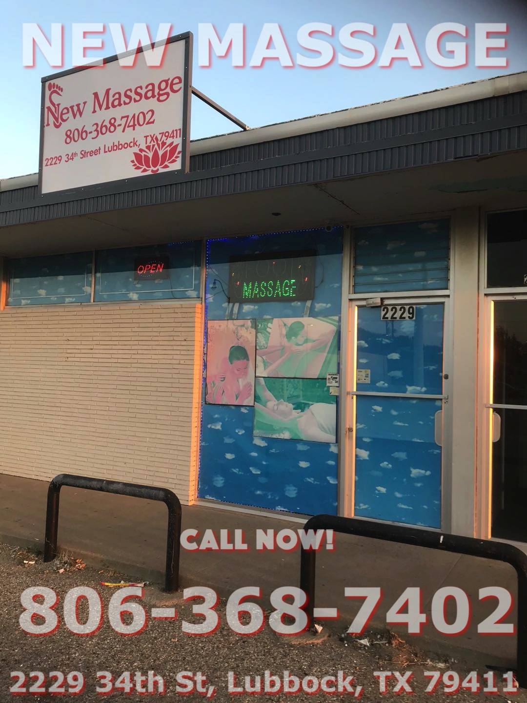 New Massage | 2229 34th St, Lubbock, TX 79411, United States | Phone: (806) 368-7402