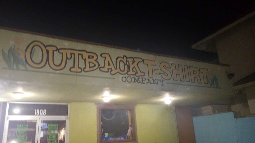 Outback T-Shirt Co | 1808 Bernardo De Galvez Ave, Galveston, TX 77550, USA | Phone: (409) 766-7571