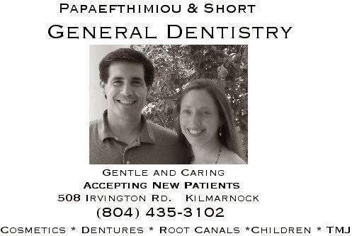 Dr. Steven J. Short, DDS | 508 Irvington Rd, Kilmarnock, VA 22482, USA | Phone: (804) 435-3102