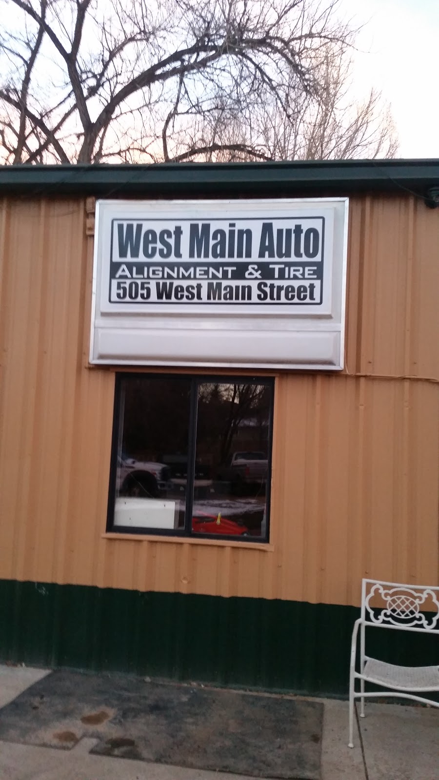 West Main Auto Alignment & Tire LLC | 505 West Main Street, PO Box 801, Lyons, CO 80540 | Phone: (303) 823-0106