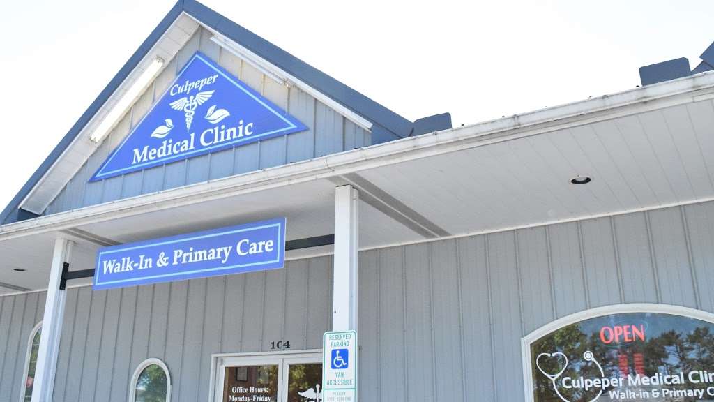 Culpeper Medical Clinic | 451 James Madison Hwy #104, Culpeper, VA 22701, USA | Phone: (540) 727-8880