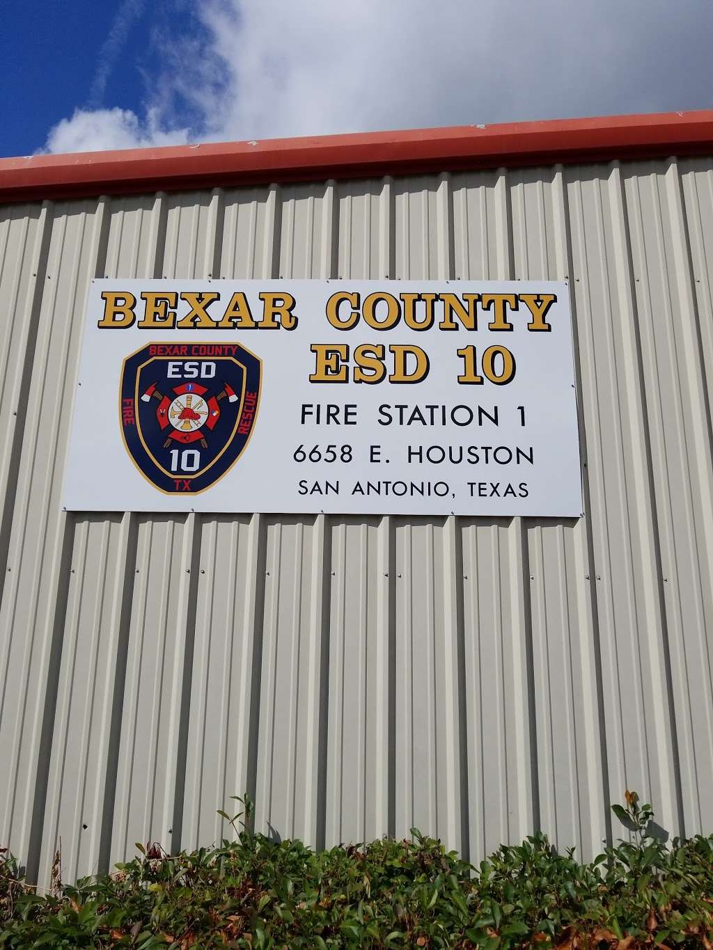 Bexar County ESD #10 Station 1 | 2113 6658, FM 1346, San Antonio, TX 78220, USA | Phone: (210) 661-3144