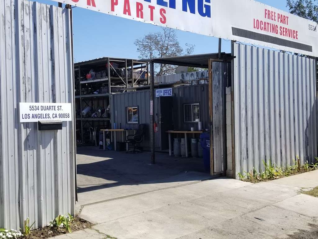 Universal Auto Dismantling (JAD) | 5534 Duarte St, Los Angeles, CA 90058, USA | Phone: (323) 589-3219