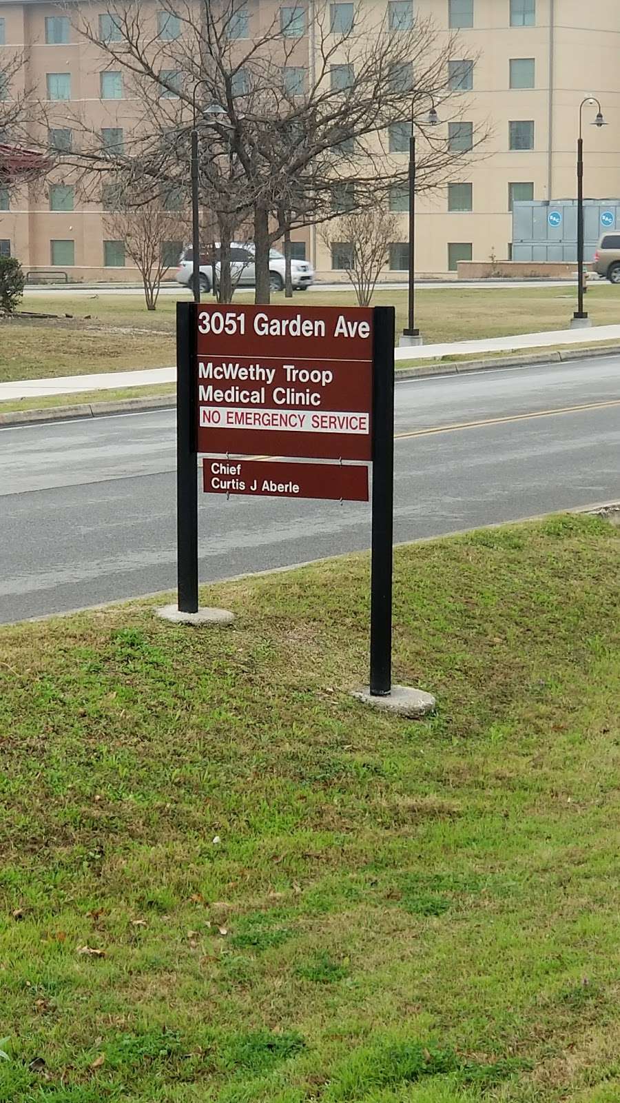 Mcwethy Troop Medical Clinic (TMC) | 2981 Garden Ave, San Antonio, TX 78234, USA | Phone: (210) 916-1717