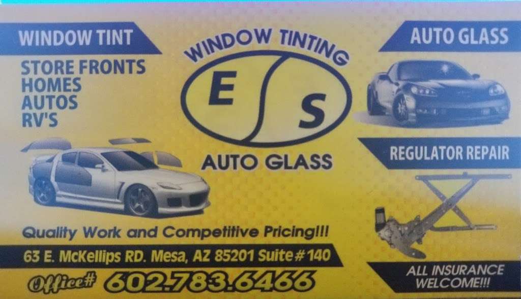 E&S Auto Glass Window Tinting | 63 E McKellips Rd #140, Mesa, AZ 85201, USA | Phone: (602) 783-6466