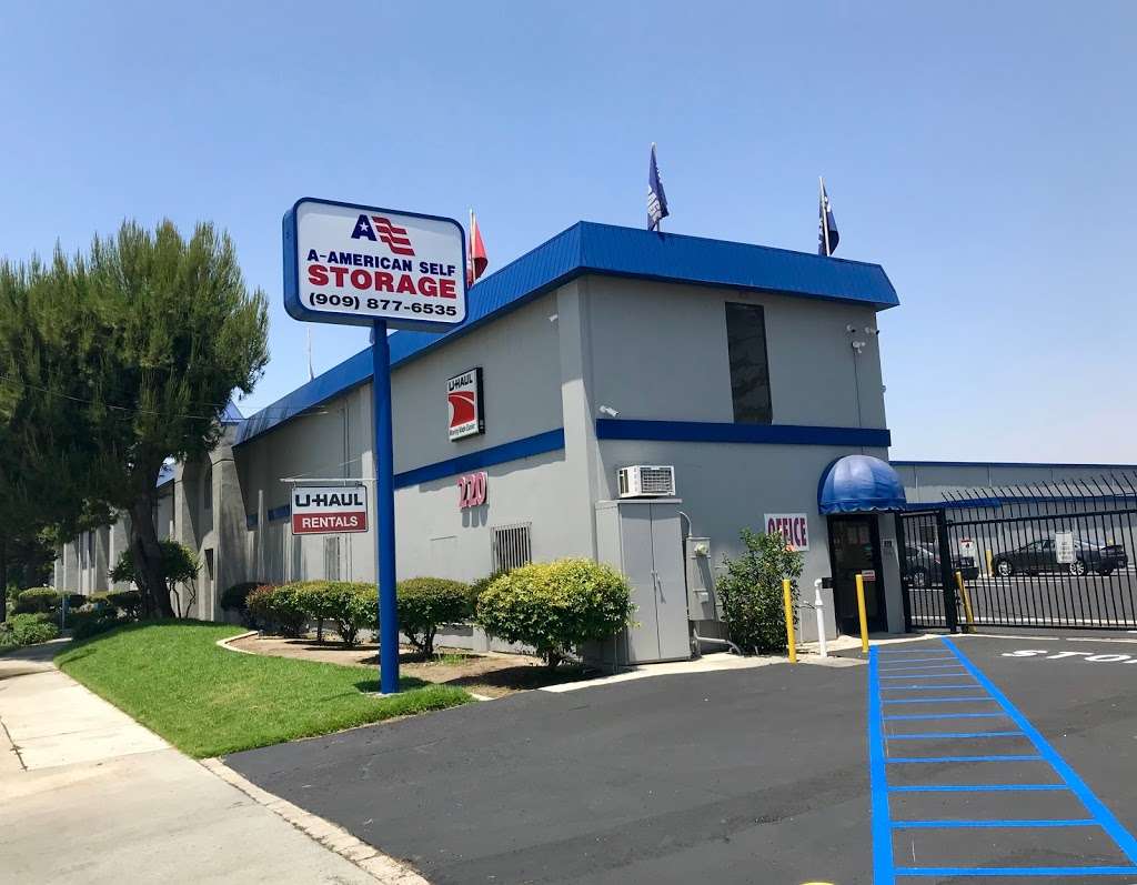 A-American Self Storage | 220 W Valley Blvd, Rialto, CA 92376 | Phone: (909) 757-1145