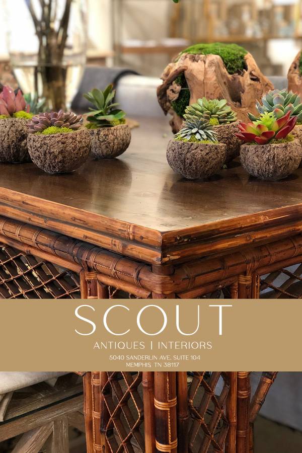 Scout antiques & interiors | 5040 Sanderlin Ave Suite 104, Memphis, TN 38117, USA | Phone: (901) 779-7992