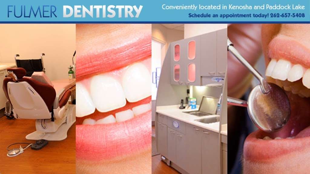 Fulmer Dentistry: Paddock Lake | 7137 236th Ave STE 108, Salem, WI 53168 | Phone: (262) 843-4643