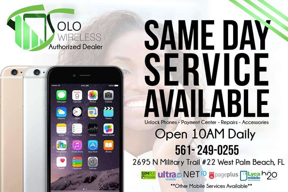 Solo Wireless | 2695 N Military Trl #22, West Palm Beach, FL 33409 | Phone: (561) 249-0255