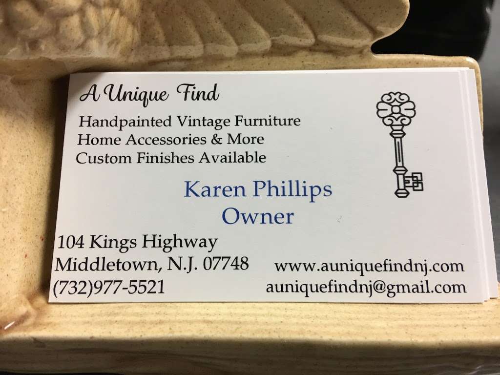 A Unique Find | 102 Kings Hwy, Middletown, NJ 07748, USA | Phone: (732) 977-5521