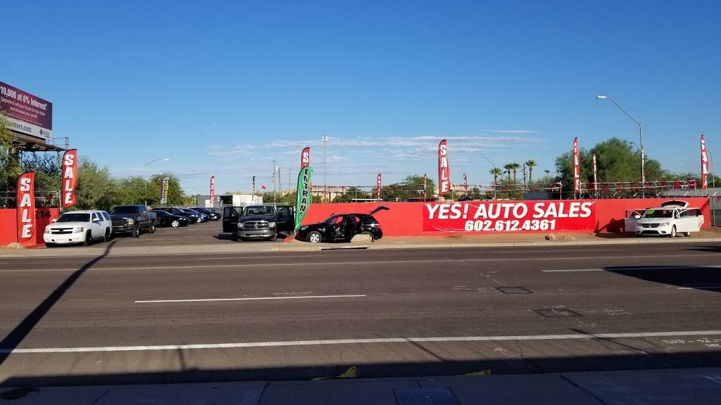 YES! AUTO SALES | 3214 E Van Buren St, Phoenix, AZ 85008, USA | Phone: (602) 612-4361