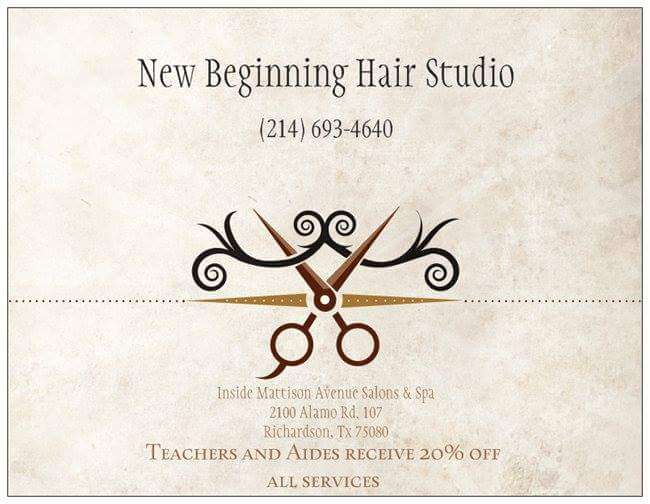 New Beginning Hair Studio ( Christian Carter ) | 2100 Alamo Rd #107, Richardson, TX 75080, USA | Phone: (214) 693-4640