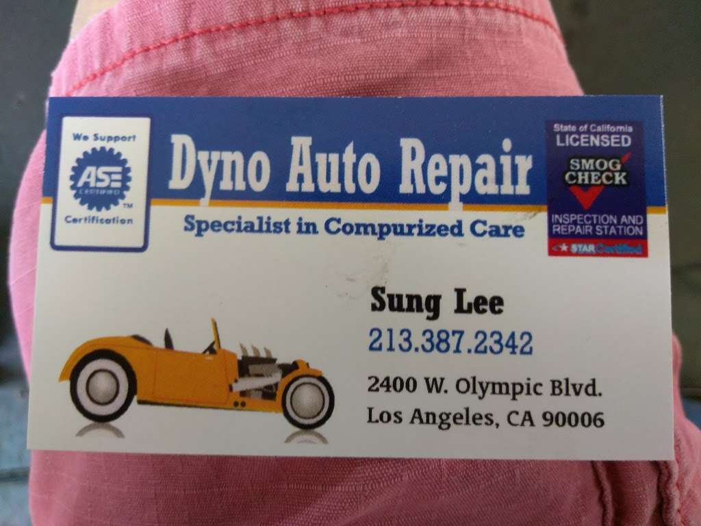 Dyno Auto Repair | 2400 W Olympic Blvd, Los Angeles, CA 90006, USA | Phone: (213) 387-2342