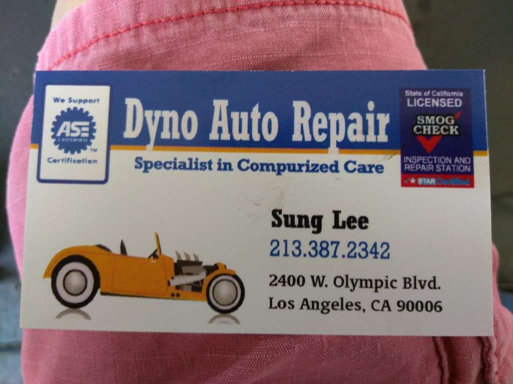 Dyno Auto Repair | 2400 W Olympic Blvd, Los Angeles, CA 90006 | Phone: (213) 387-2342