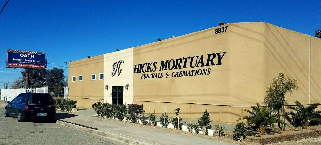 Hicks Mortuary | 8837 E Palmdale Blvd, Palmdale, CA 93552, USA | Phone: (661) 944-4595