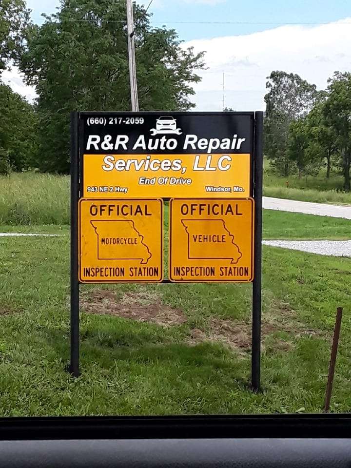 R&R auto repair services llc | 943 ne, MO-2, Windsor, MO 65360, USA | Phone: (660) 217-2059