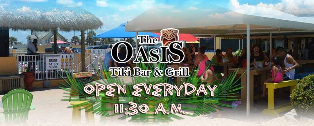 Oasis Tiki Bar & Grill | 313 S Atlantic Ave, Daytona Beach, FL 32118, USA | Phone: (386) 255-1001