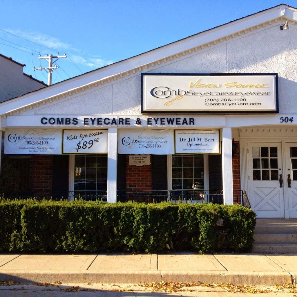 Combs EyeCare & EyeWear | 504 Hillgrove Ave, Western Springs, IL 60558, USA | Phone: (708) 286-1100