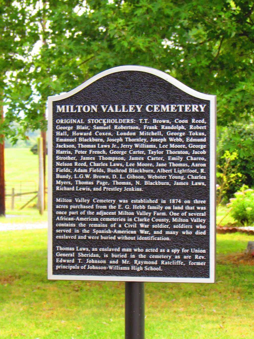 Milton Valley Cemetery | 1156, Berryville, VA 22611, USA