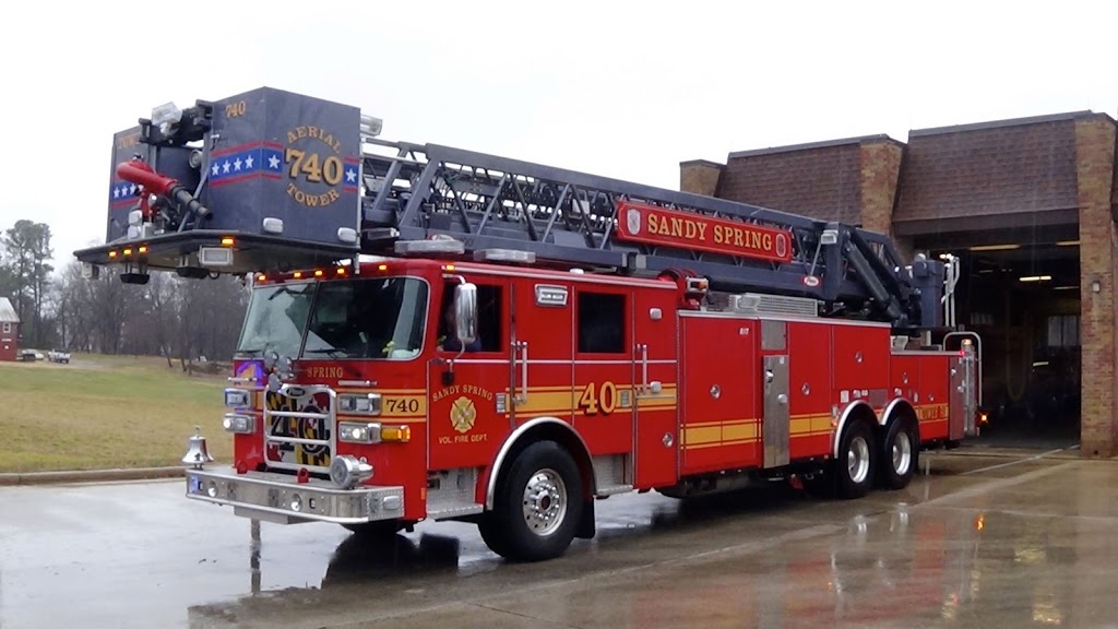 Sandy Spring Volunteer Fire Department Station 40 | 16911 Georgia Ave, Olney, MD 20832, USA | Phone: (240) 773-4740