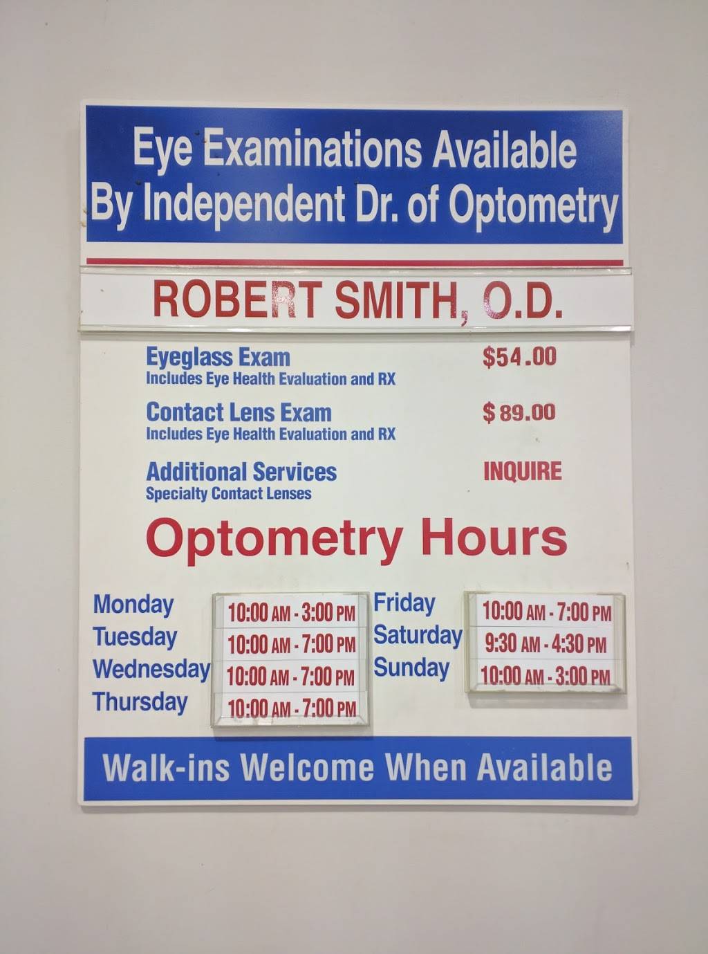 Costco Optometrist | 4900 Panama Ln, Bakersfield, CA 93313, USA | Phone: (661) 835-8107