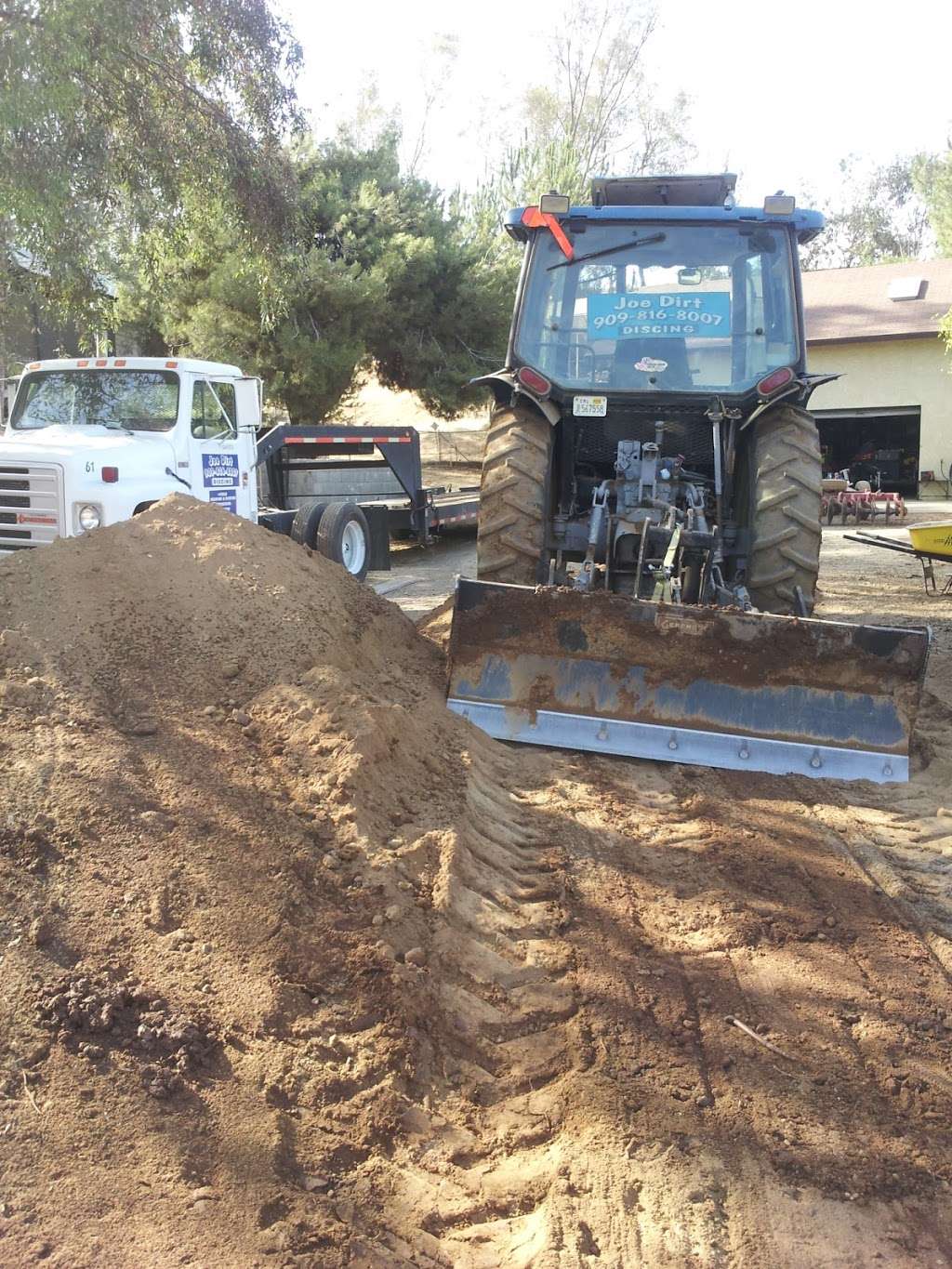 Joe Dirt Tractor Work | 12101 Overcrest Dr, Yucaipa, CA 92399, USA | Phone: (909) 816-8007