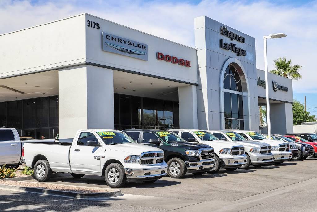 Chapman Las Vegas Dodge Chrysler Jeep Ram | 3175 E Sahara Ave, Las Vegas, NV 89104, USA | Phone: (702) 457-1061