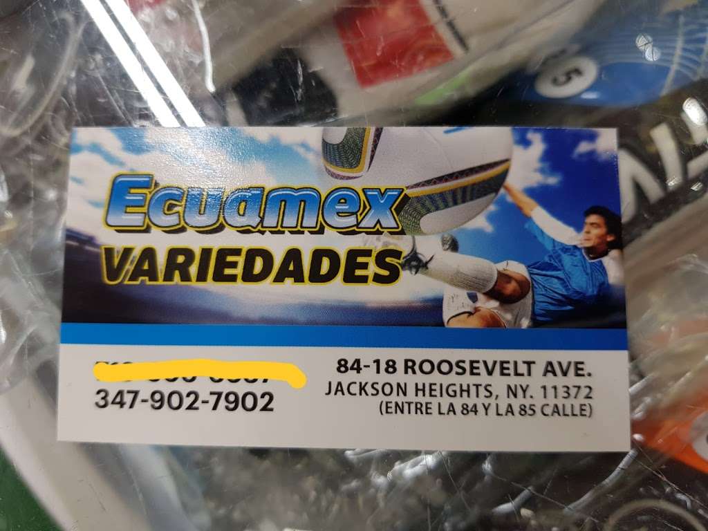 Ecuamex Variedades | 8418 Roosevelt Ave, Flushing, NY 11372, USA | Phone: (347) 902-7902