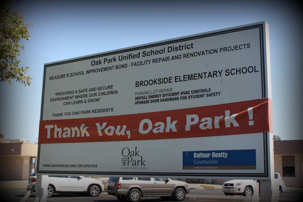 Brookside Elementary School | 165 Satinwood Ave, Oak Park, CA 91377, USA | Phone: (818) 597-4200