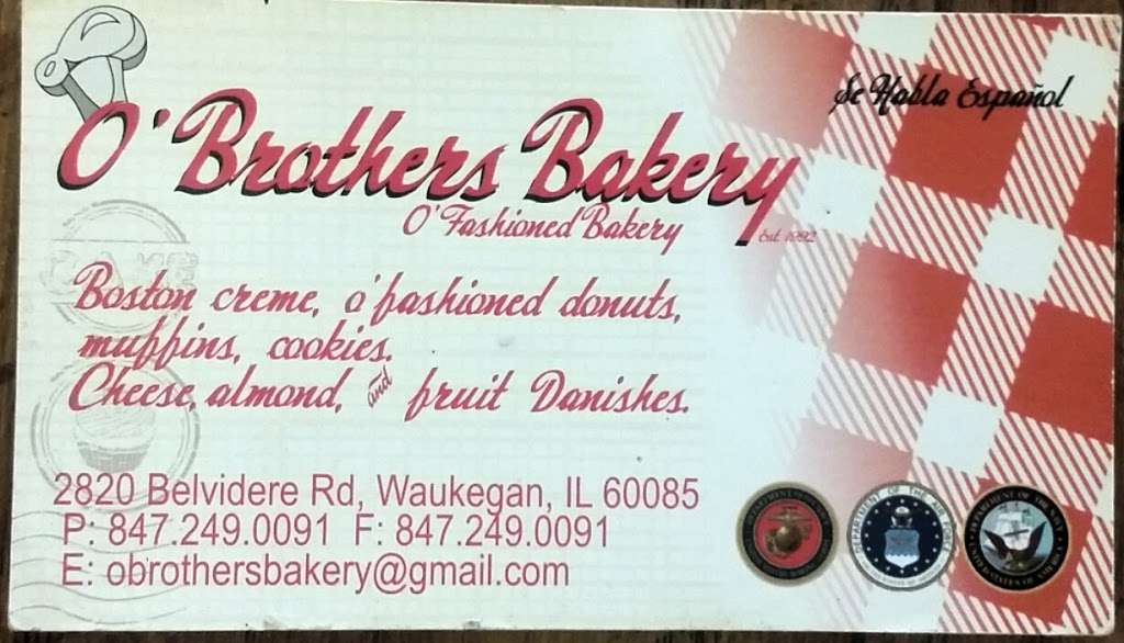 O Brothers Bakery | 2820 Belvidere Rd, Waukegan, IL 60085, USA | Phone: (847) 249-0091