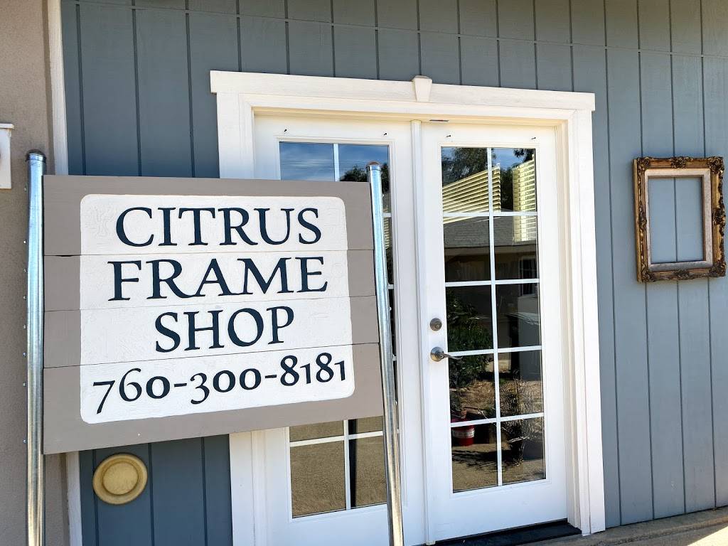 Citrus Frame Shop | 1524 S Citrus Ave, Escondido, CA 92027, USA | Phone: (760) 300-8181