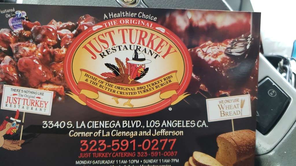 Just Turkey LA | 3340 S La Cienega Blvd, Los Angeles, CA 90016 | Phone: (323) 591-0277